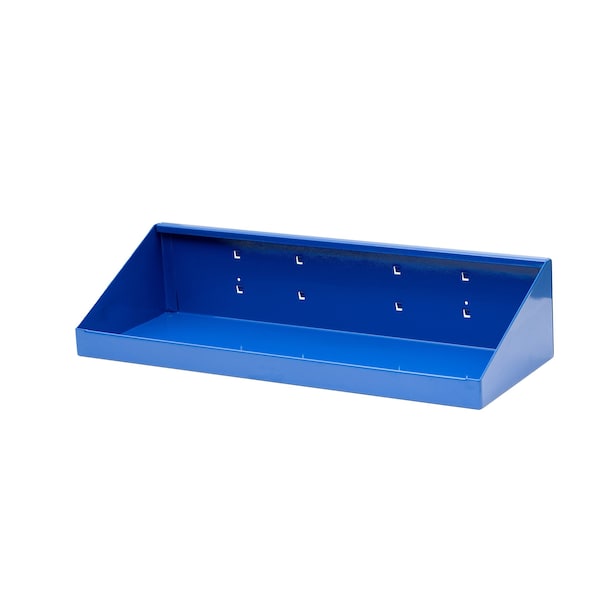 Triton Products 18 In. W x 6-1/2 In. D Blue Epoxy Coated Steel Shelf for LocBoard 56186-BLU - main
